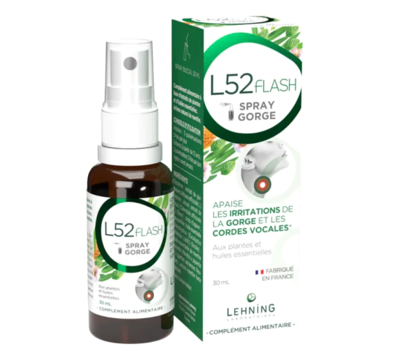 L52 Flash spray gorge Lehning - spray de 30ml