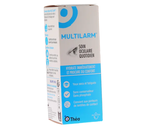 Multilarm collyre soin oculaire quotidien Théa - flacon de 10ml