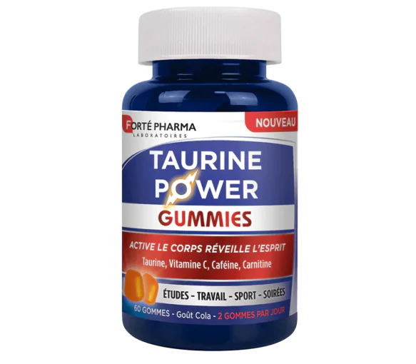 Taurine Power gummies Forté Pharma - pot de 60 gommes