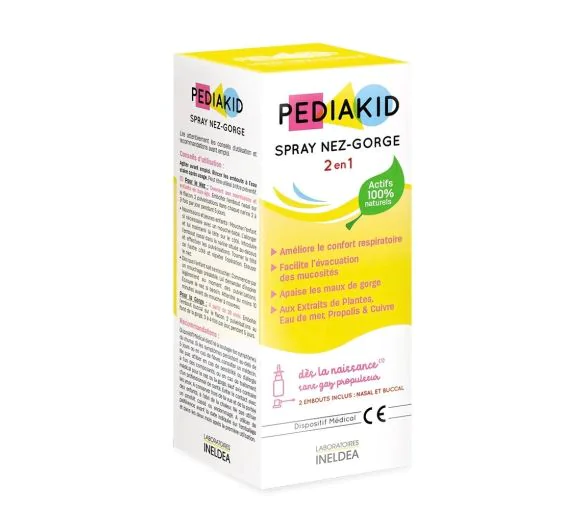 Spray nez gorge Pediakid - spray de 20ml