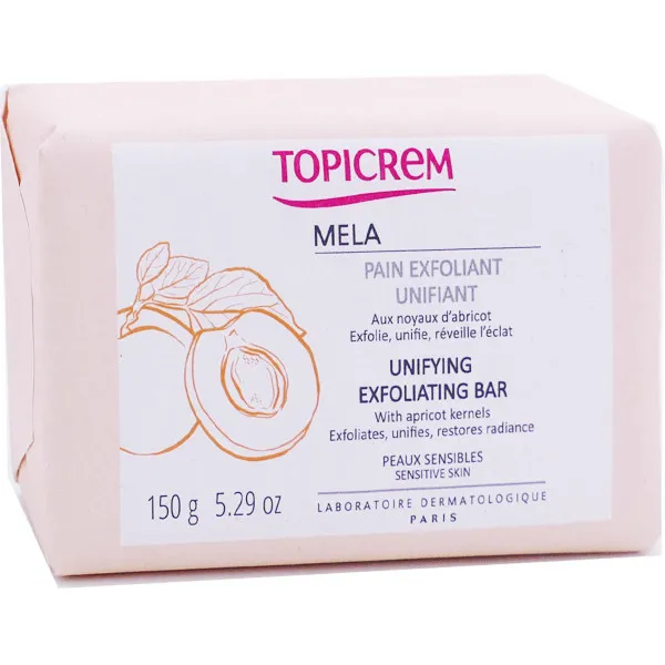 Mela pain exfoliant unifiant Topicrem - pain de 150g