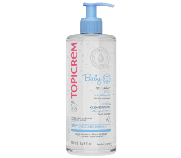 Gel lavant doux baby Topicrem - flacon-pompe de 500ml