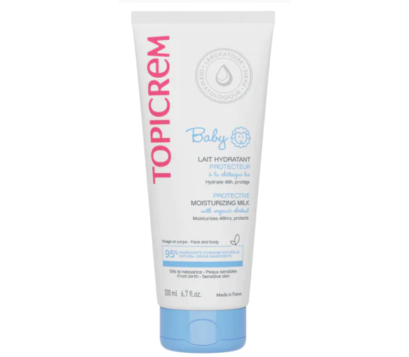 Lait hydratant protecteur baby Topicrem - tube de 200ml