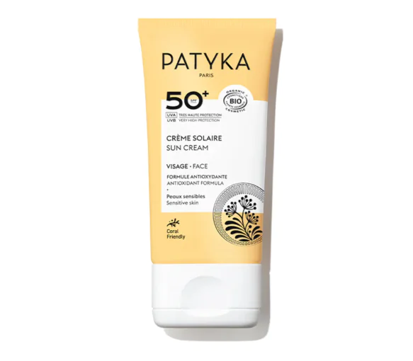 Crème solaire SPF50+ visage Patyka - tube de 40ml