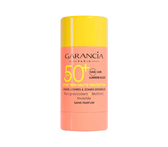 Stick solaire invisible visage SPF50+ Garancia - stick de 15g
