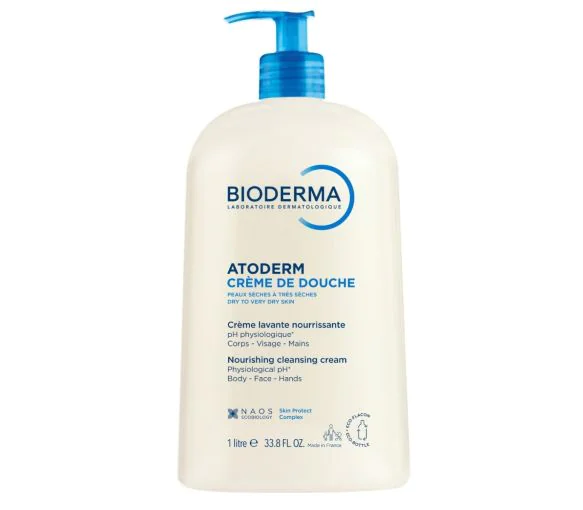 Atoderm crème lavante nettoyante nutri-protectrice Bioderma - flacon de 1 litre