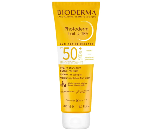 Photoderm Lait ultra SPF50+ Bioderma - tube de 200ml