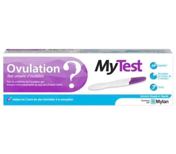 My test urinaire d'ovulation Mylan - boite de 7 tests