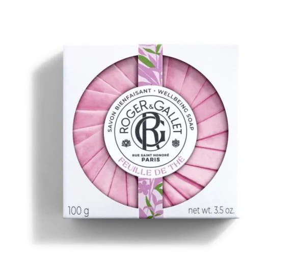 Savon parfumé Feuille de thé Roger & Gallet - pain de 100 g
