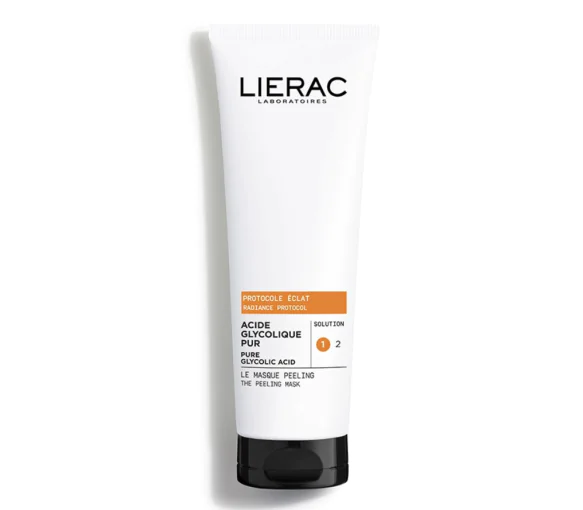Protocole éclat acide glycolique pur le masque peeling Lierac - tube de 75ml
