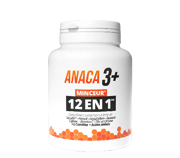 Minceur 12 en 1 Anaca3+ -  boîte de 120 gélules