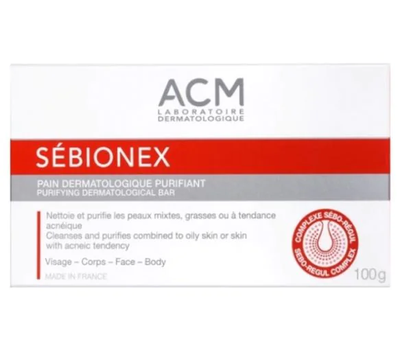 Sébionex pain dermatologique purifiant ACM - pain de 100g
