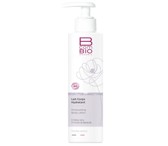 Lait corps hydratant BcomBIO - flacon pompe de 200 ml