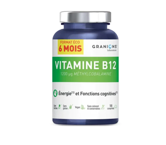 Vitamine B12 1000 µg Granions - pot de 180 comprimés