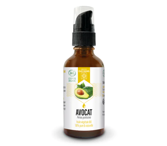 Huile végétale bio avocat Dayang - flacon-pompe de 50ml