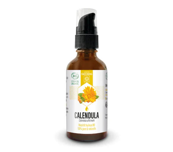 Macérat huileux calendula bio Dayang - flacon pompe de 50ml