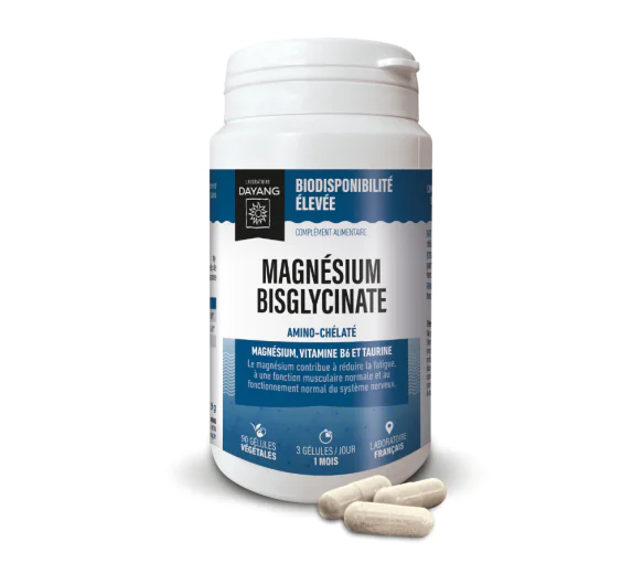 Magnésium bisglycinate amino-chelaté Dayang - boîte de 90 gélules