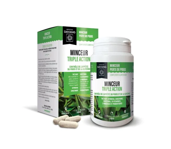 Minceur triple action Dayang - boîte de 90 gélules végétales