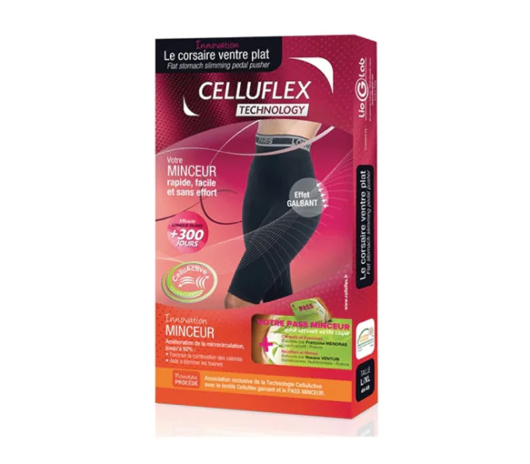 Corsaire ventre plat minceur noir taille L/XL Lioglab - un corsaire