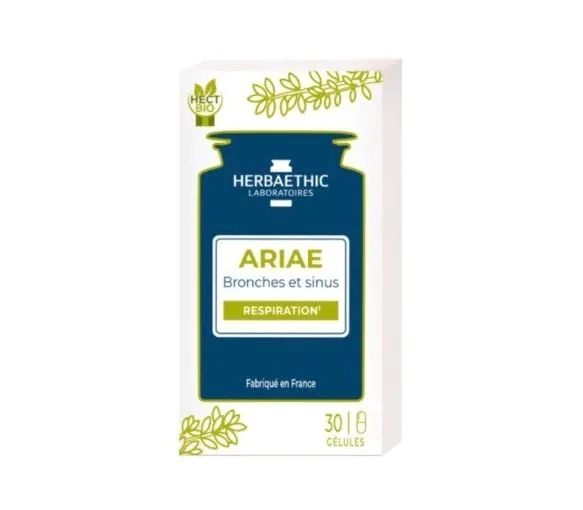 Ariae Respiration bronches et sinus Herbaethic - boîte de 30 gélules