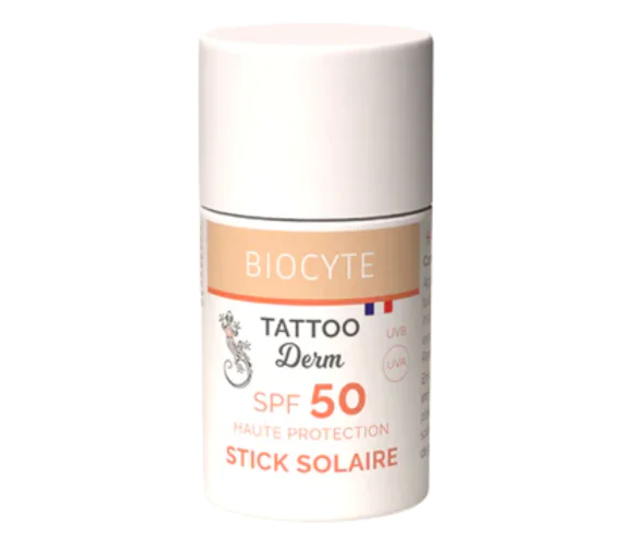 Tattoo derm stick solaire spf 50 Biocyte - stick de 15g