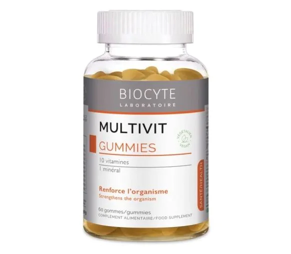 Multivit Gummies Biocyte - boîte de 60 gommes