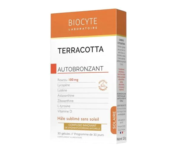 Terracotta autobronzant Biocyte - boîte de 30 gélules