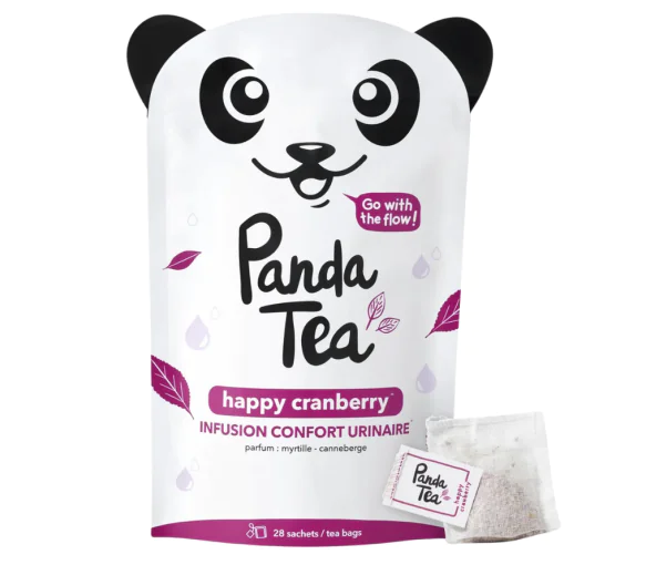 Happy cranberry infusion confort urinaire Panda tea - 28 sachets