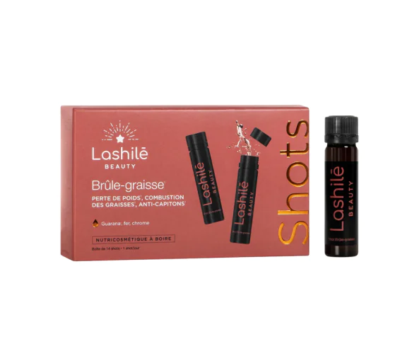 Brûle-graisse triple action Lashilé Beauty - boite de 14 shots