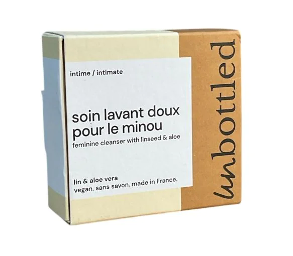 Soin lavant doux pour le minou Unbottled - pain de 90g