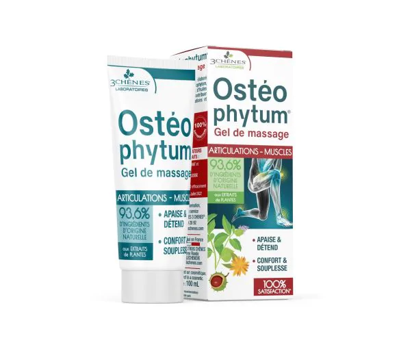 Ostéophytum gel de massage Les 3 Chênes - tube de 100 ml