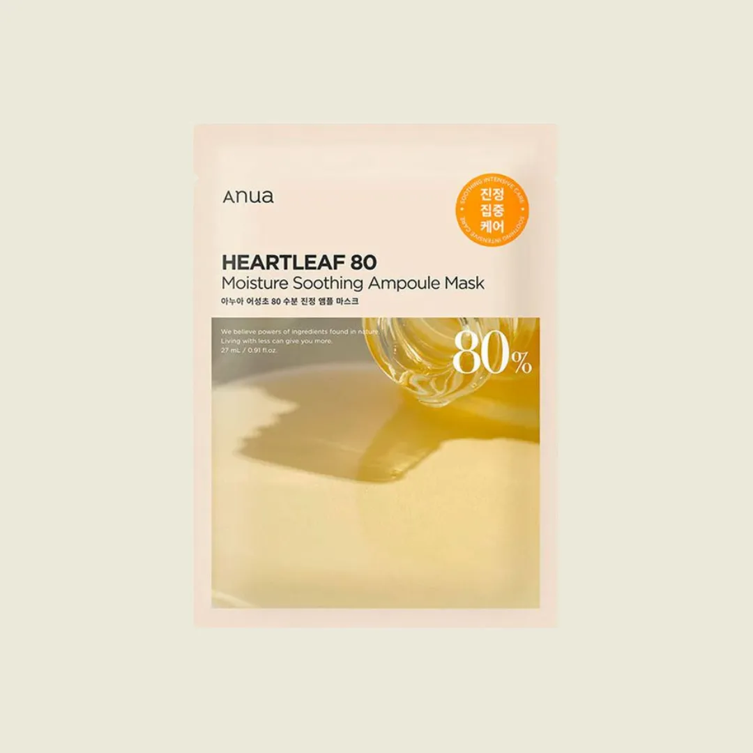 Heartleaf 80 Moisture Soothing Ampoule Mask
