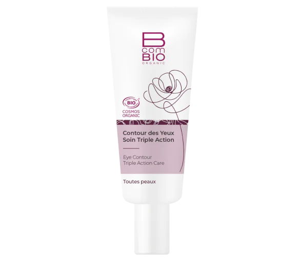 Contour des yeux soin triple action BcomBIO - tube de 20 ml