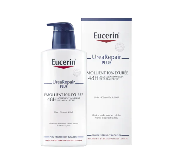 Complete repair émollient réparateur peau sèche riche 10% urée Eucerin - flacon de 400 ml