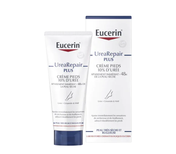 UreaRepair Plus crème pieds 10% d'urée Eucerin - tube de 100 ml