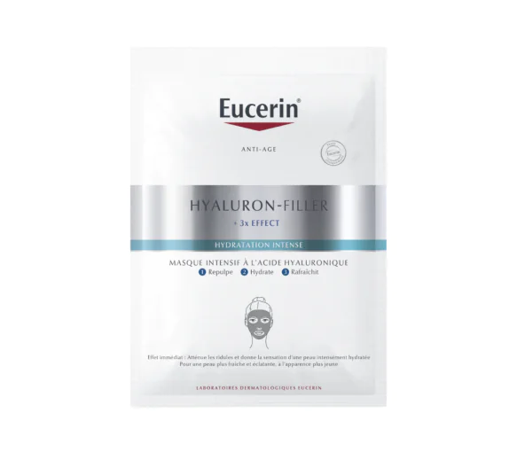 Masque intensif à l'acide hyaluronique Hyaluron-Filler + 3x Effect Eucerin - 1 sachet