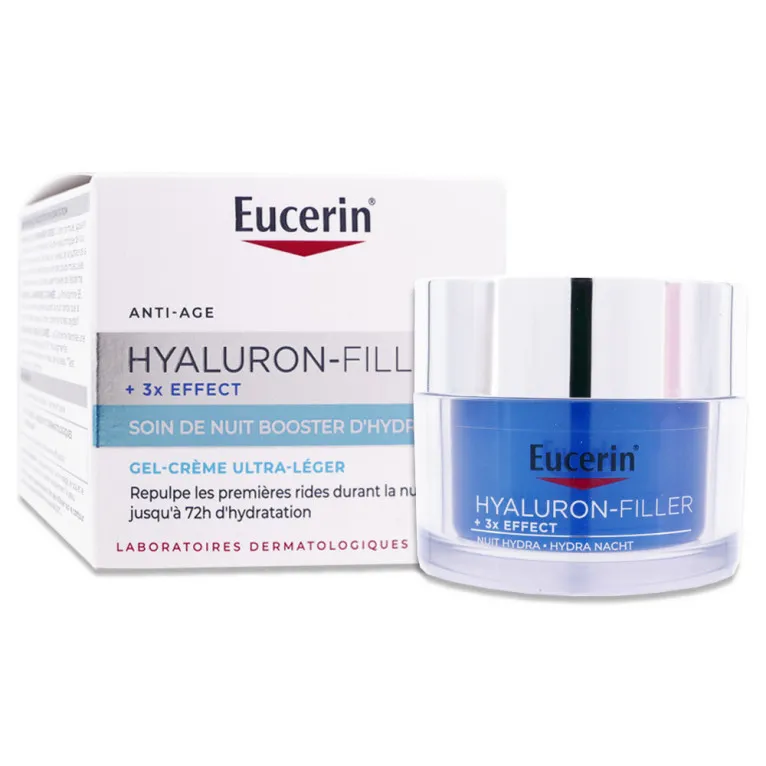 EUCERIN HYALURON FILLER 3X EFFECT GEL CREME NUIT ANTI-AGE 50ML