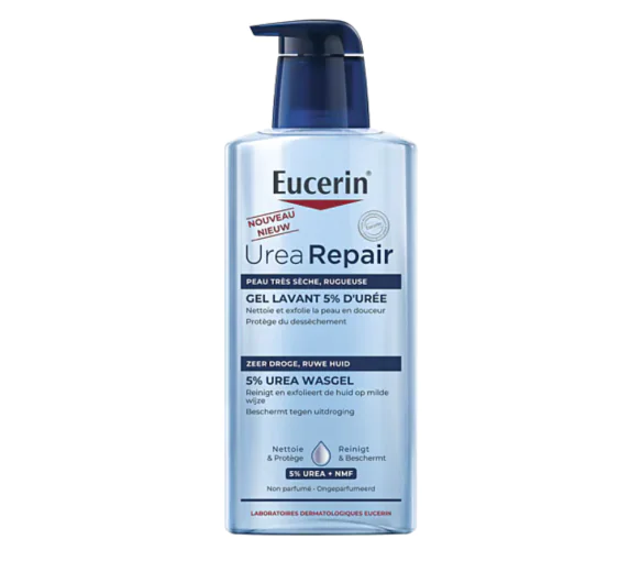 Urea Repair gel lavant 5% d'urée Eucerin - flacon-pompe de 400ml