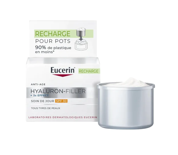 Hyaluron-filler soin de jour SPF30 Eucerin - recharge de 50ml