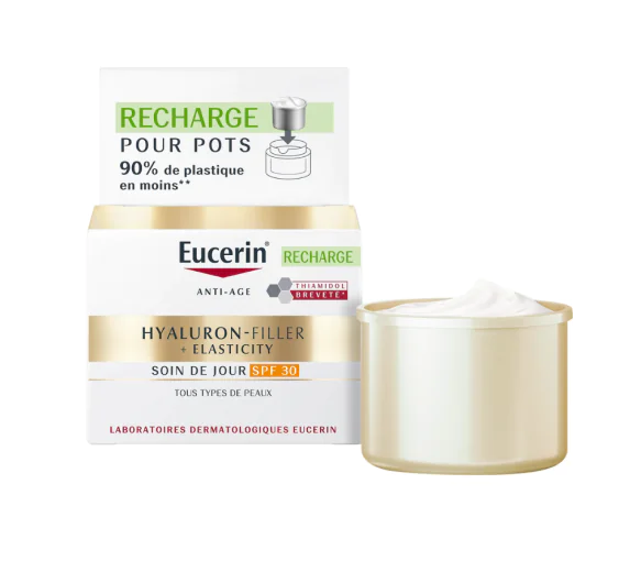 Hyaluron-filler + elasticity soin de jour SPF30 Eucerin - recharge de 50ml