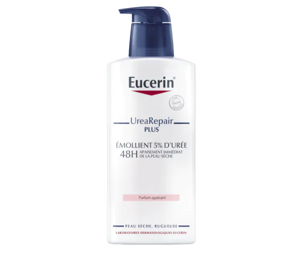UreaRepair PLUS Émollient 5% d'urée parfum apaisant Eucerin - flacon de 400 ml