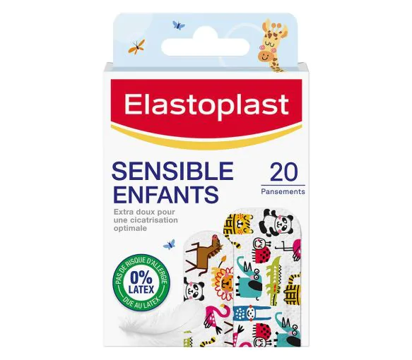 Pansements Sensible enfants Elastoplast - boîte de 20 pansements