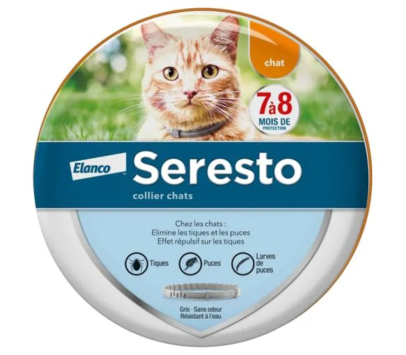 Seresto collier antiparasitaire chats Elanco - 1 collier