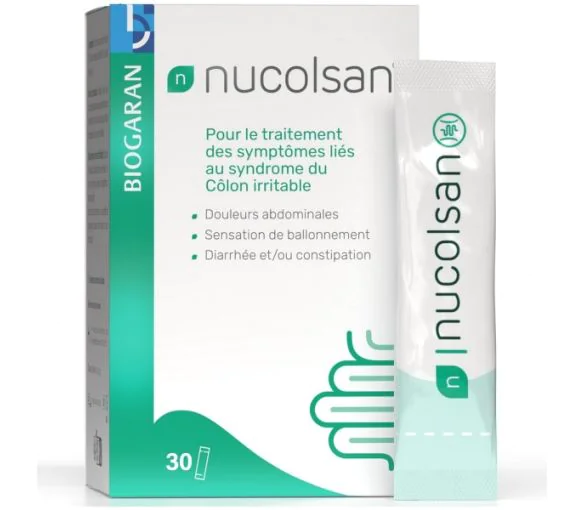 Nucolsan syndrome du côlon irritable Biogaran - boîte de 30 sachets