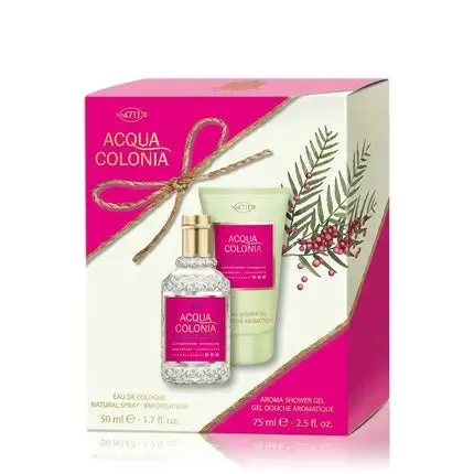 4711 Acqua Colonia Pink Pepper and Grapefruit 50ml EDC with 75ml Shower Gel