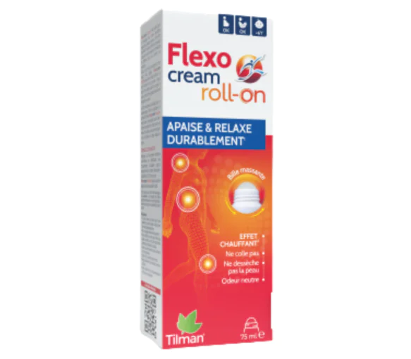 Flexocream apaise et relaxe durablement Tilman - roll-on de 75ml