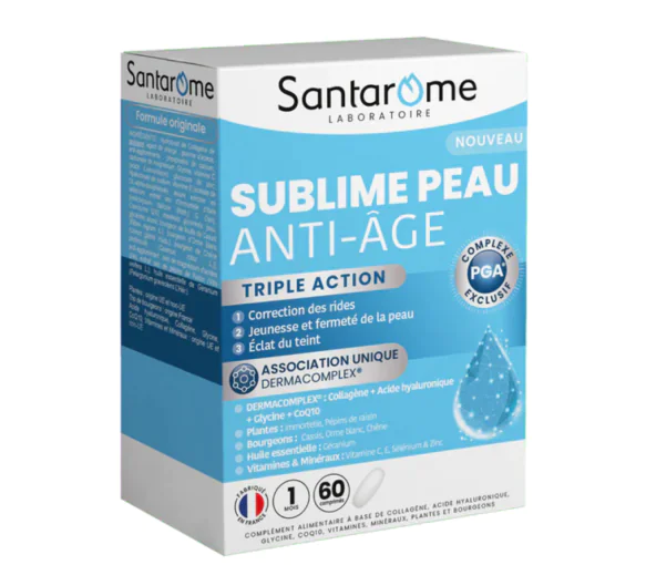 Sublime peau anti-âge Santarôme - boite de 60 comprimés