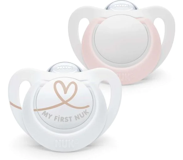 Sucettes Starlight 0-2 mois NUK - lot de 2 sucettes