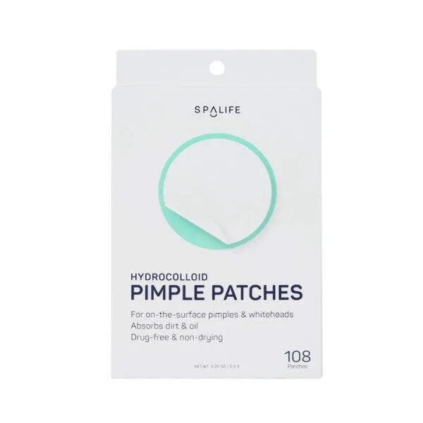 Spalife Hydrocolloid Pimple Patches Round & Clear - 108 Ct