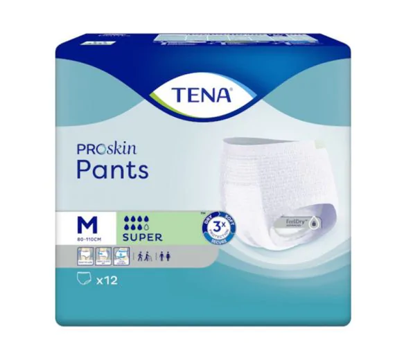 Tena Pants medium super (80 à 110 cm) - 12 protections